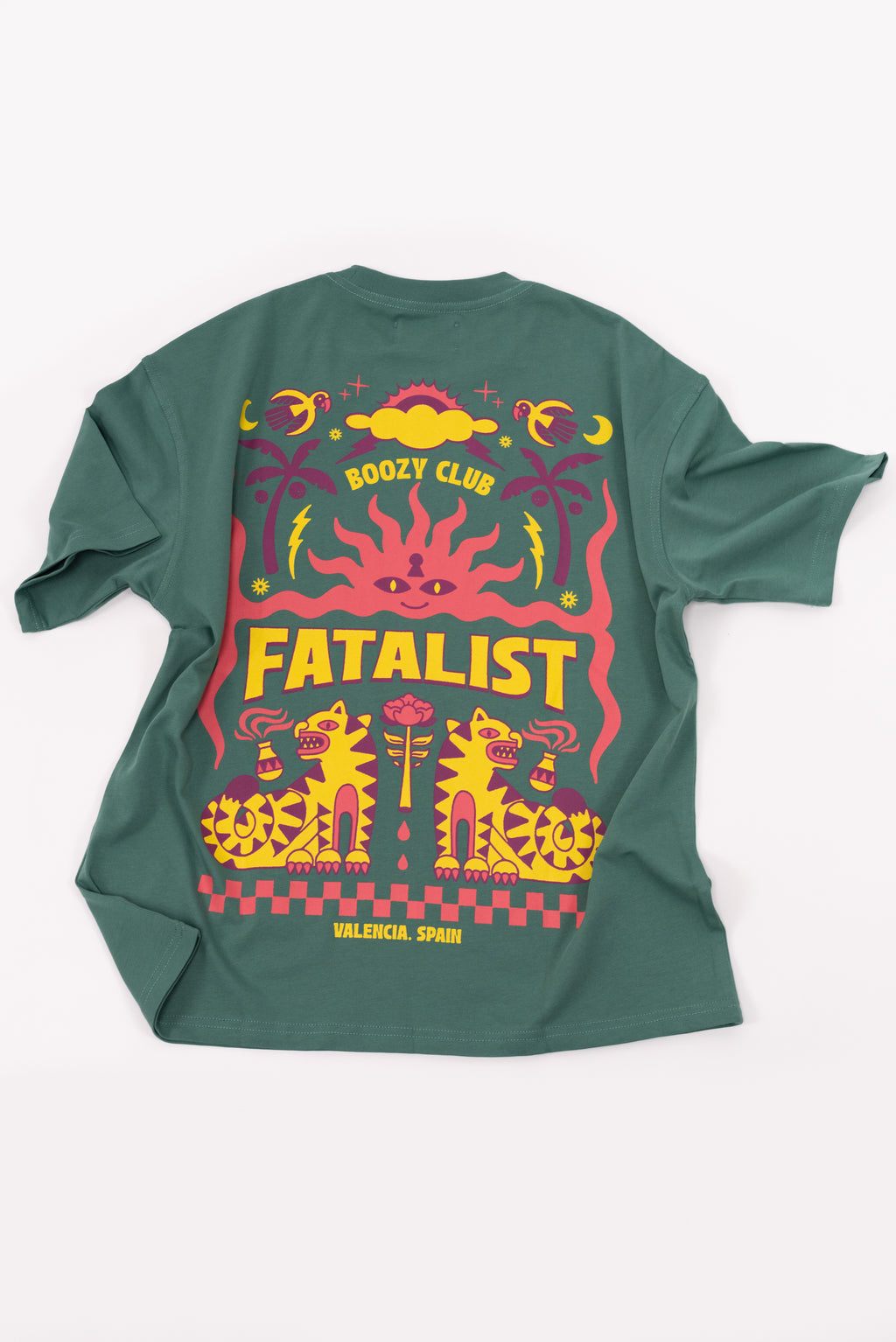Boozy Vibes T-Shirt - Green