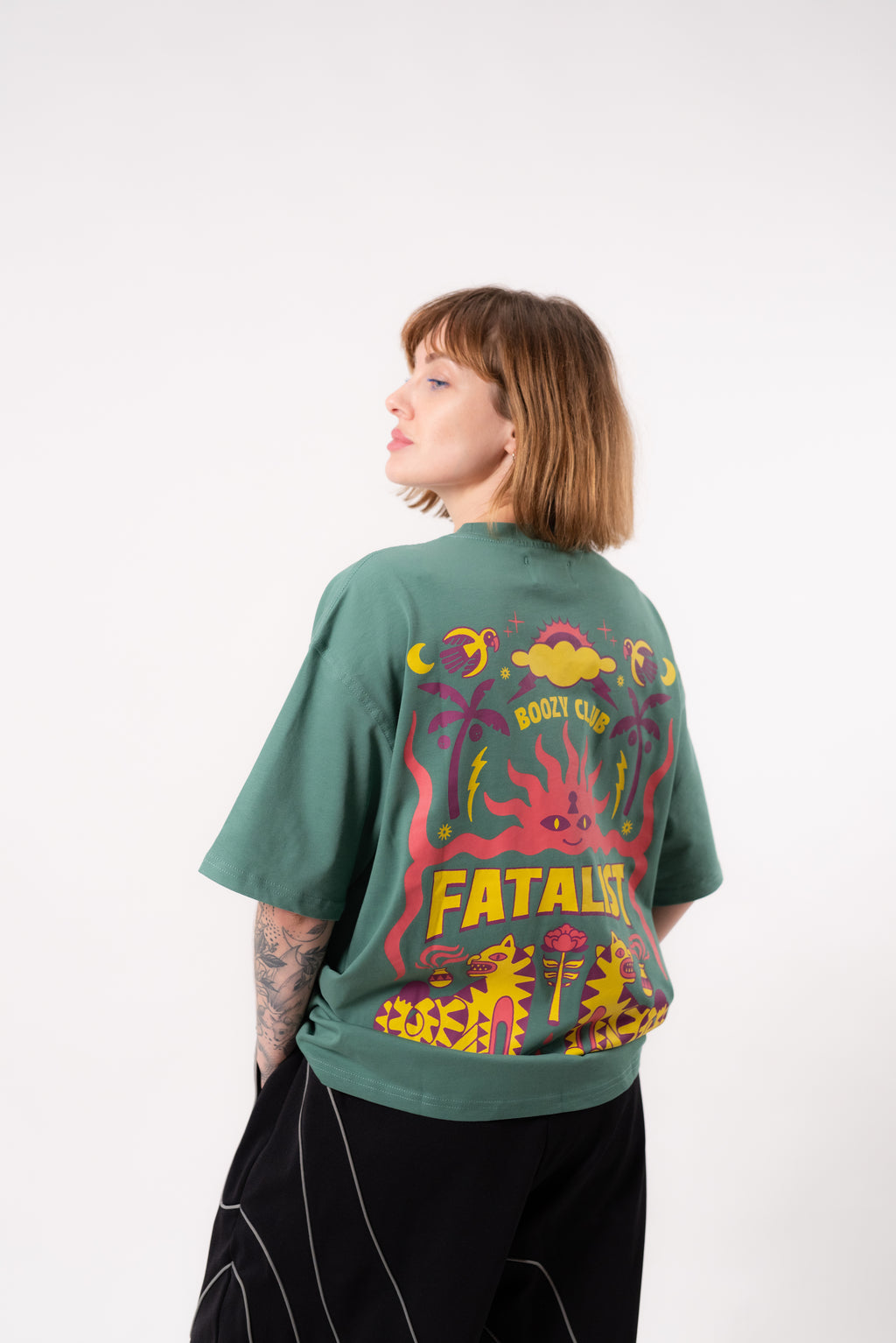 Boozy Vibes T-Shirt - Green
