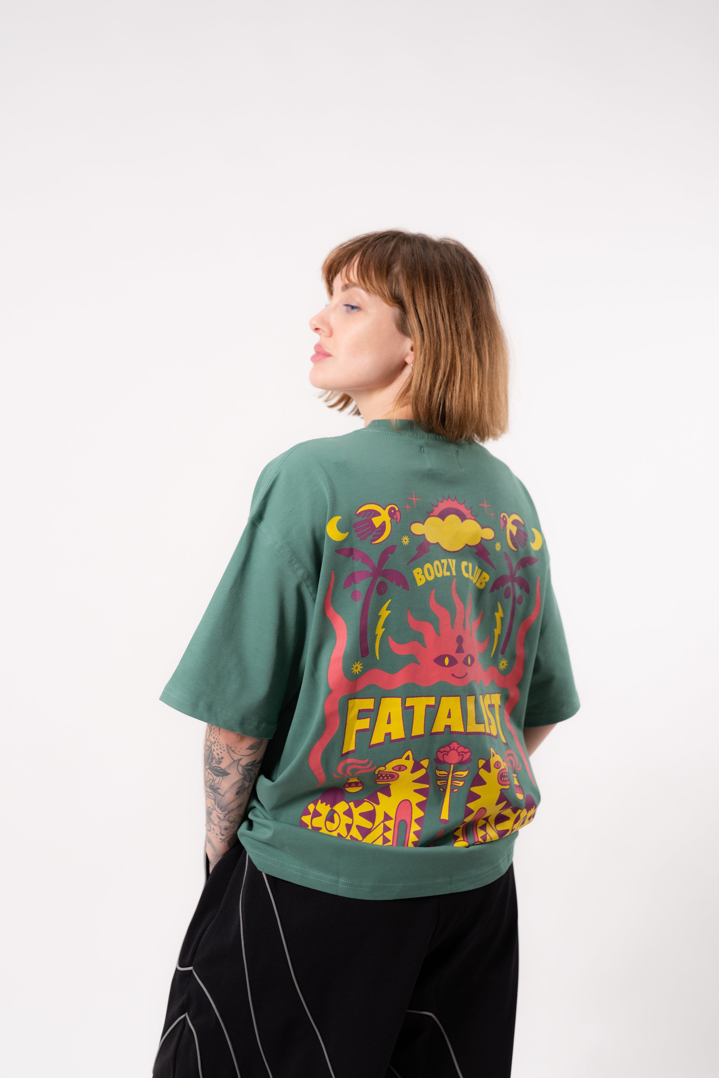 Boozy Vibes T-Shirt - Green