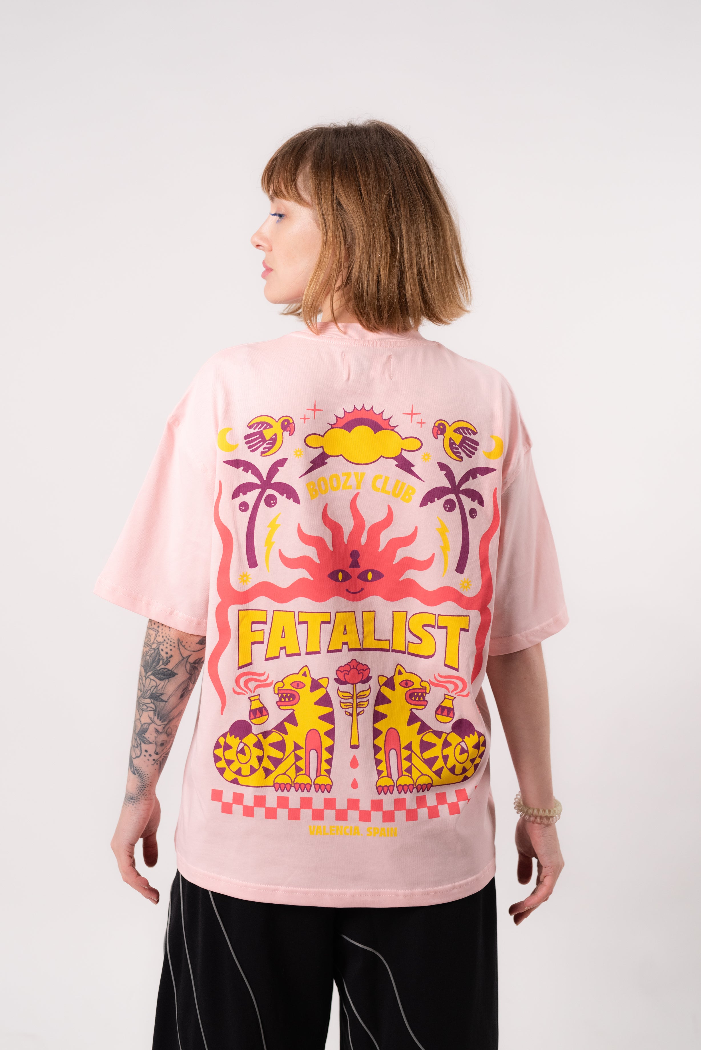 Boozy Vibes T-Shirt - Pink