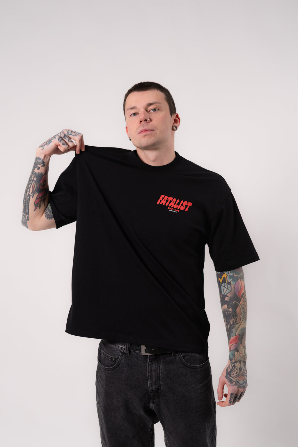 Racoon T-Shirt - Black