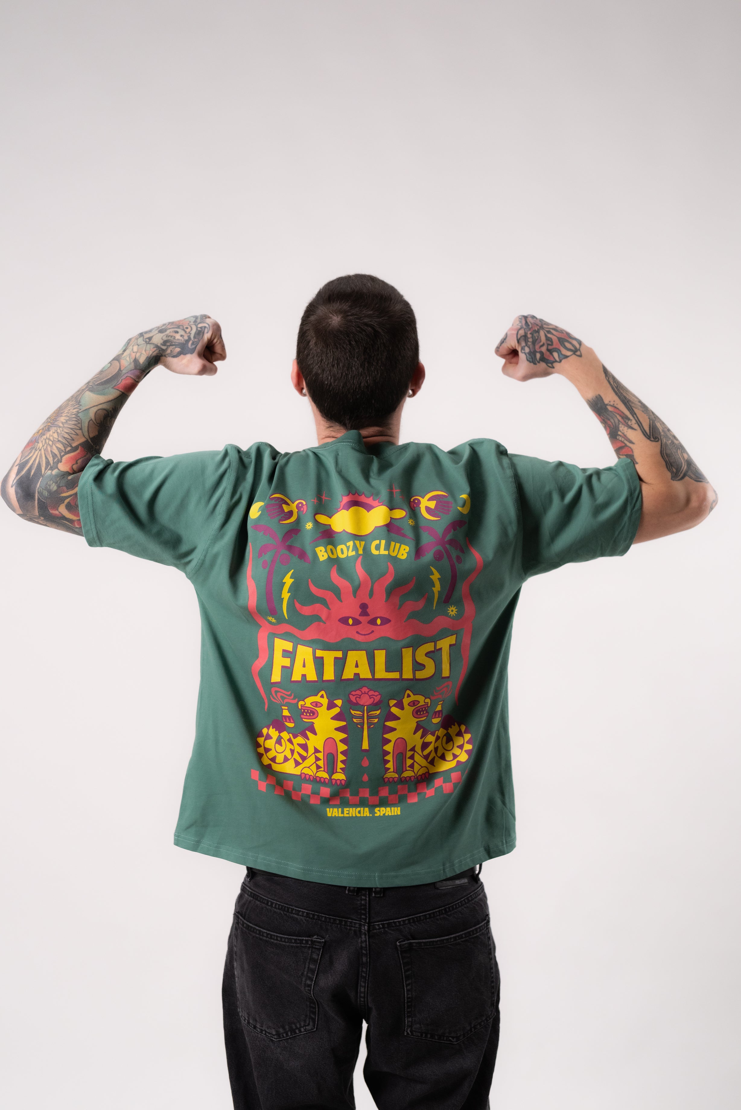 Boozy Vibes T-Shirt - Green