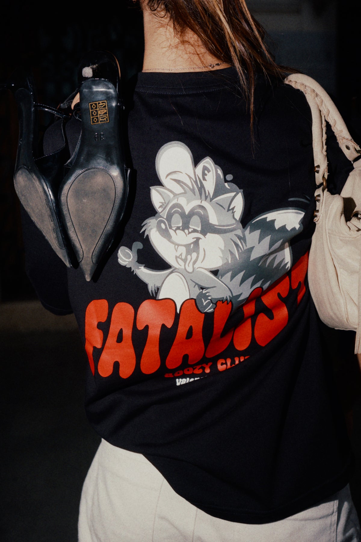 Racoon T-Shirt - Black