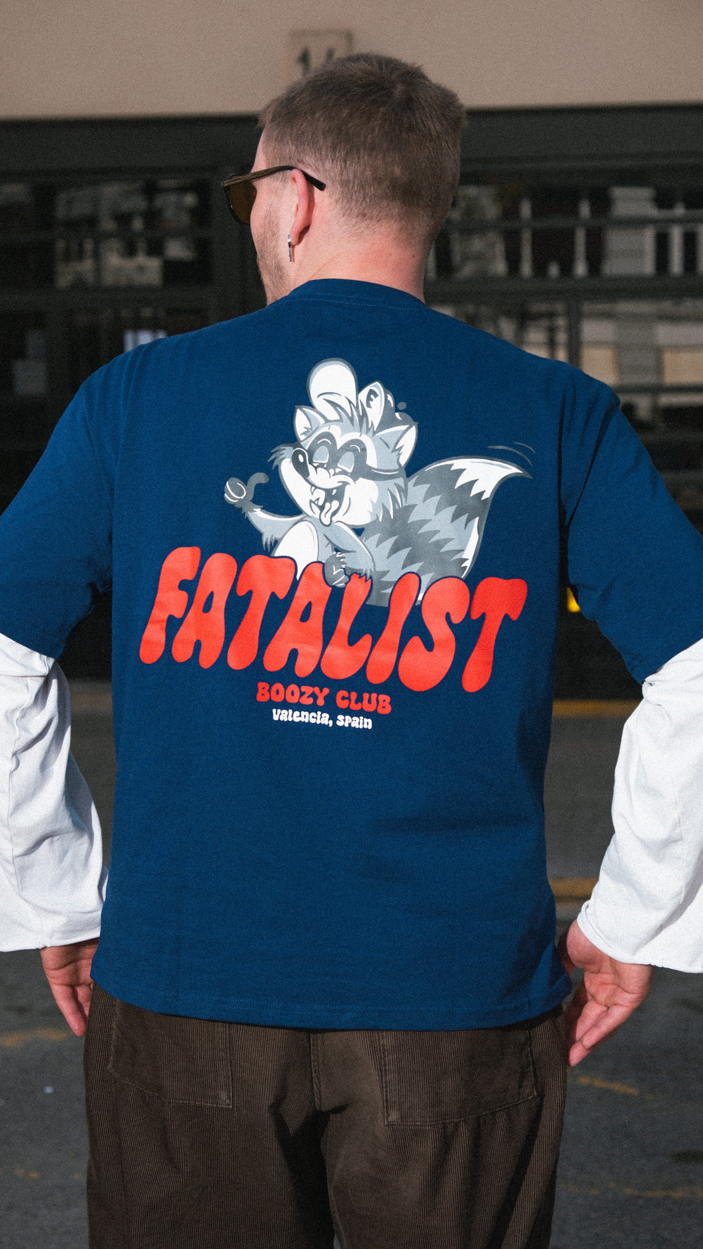 Racoon T-Shirt - Blue